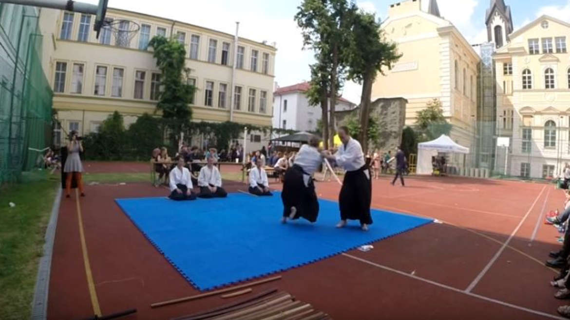 Ukázka aikido na NatsuCon 2015