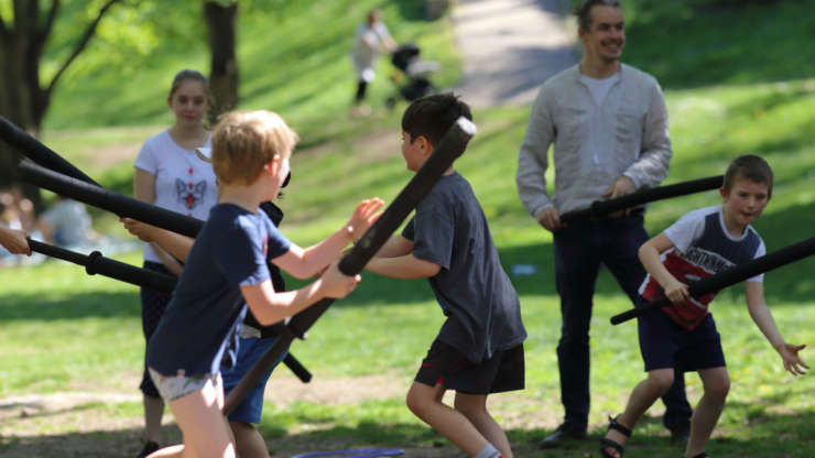 Weeks of outdoor training for children