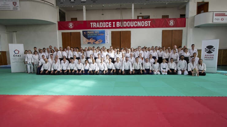 We organized a 24-hour international Aikido marathon in Prague