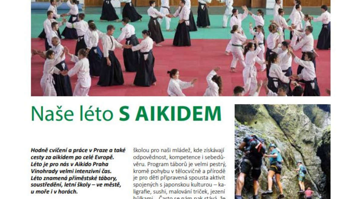 Article about our summer adventures in Archa magazine