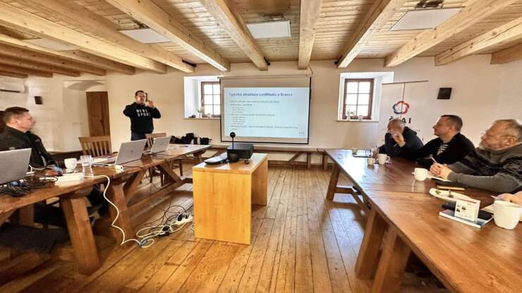 Training of 3rd grade examiners of Czech Federation of Aikido